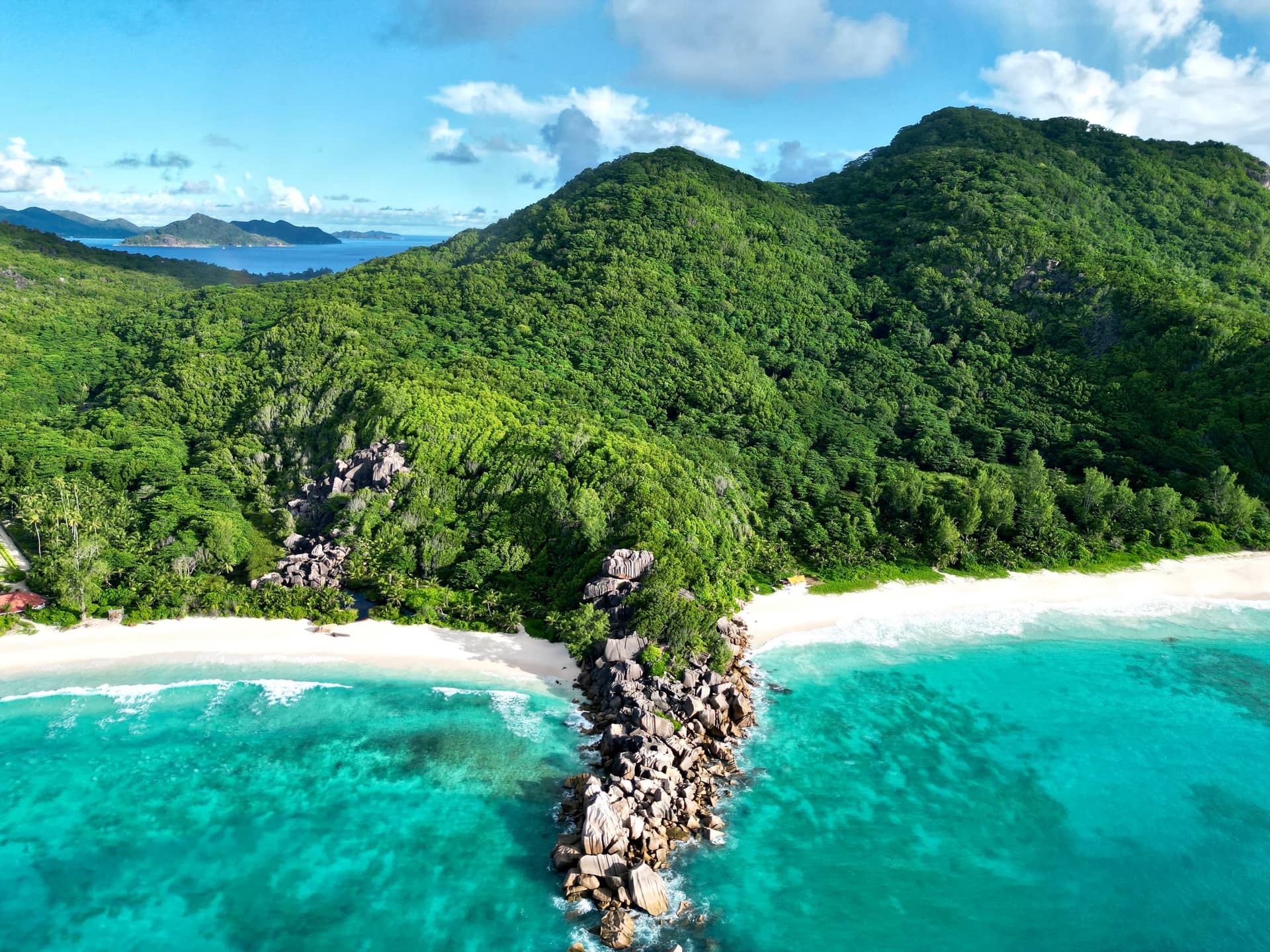 Beautiful scenery in Seychelles
