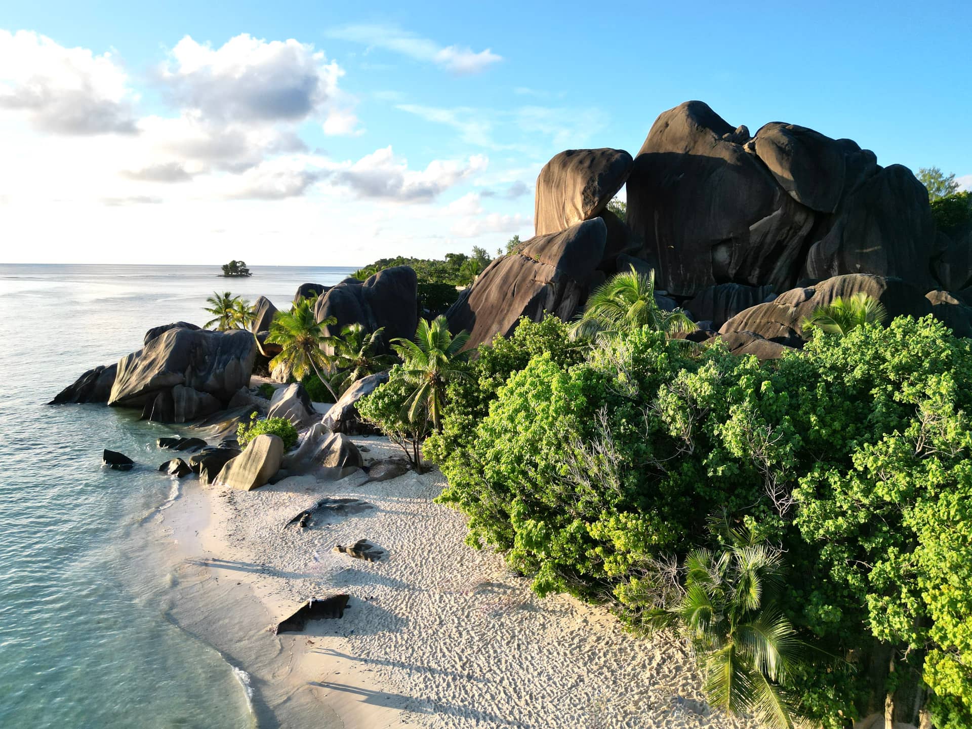 Beautiful scenery in Seychelles